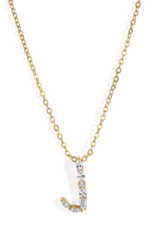 Letter Pendant Necklace