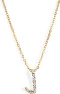 LILI CLASPE Letter Pendant Necklace