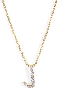 LILI CLASPE Letter Pendant Necklace