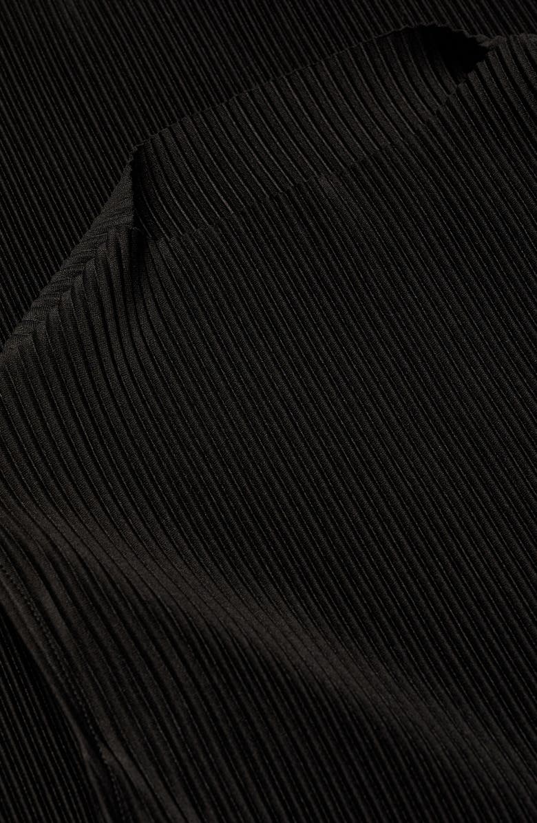 MANGO Funnel Neck Ribbed Midi Sweater Dress, Alternate, color, 