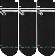 Stance Core 3-Pack Cotton Blend Quarter Socks