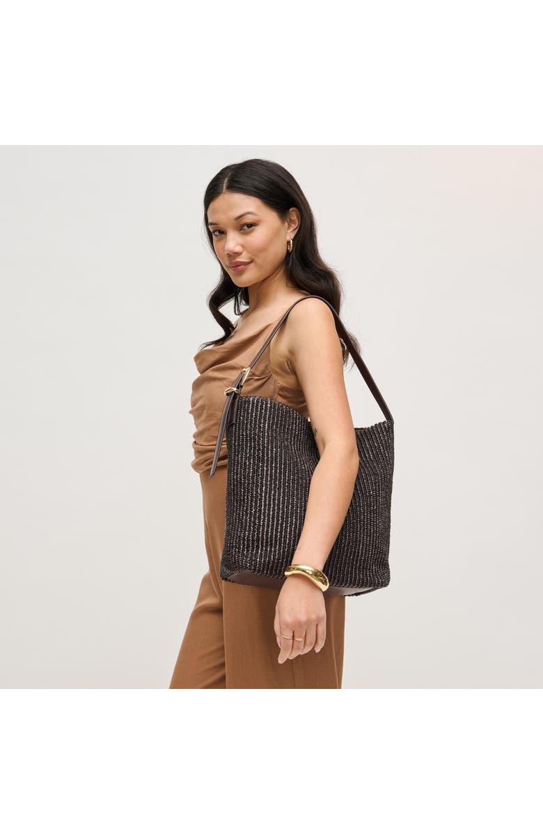 URBAN EXPRESSIONS HANDBAGS Alethea Hobo, Alternate, color, Chocolate