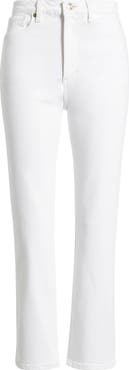 FRAME The Pencil Crop High Waist Ankle Slim Straight Leg Jeans