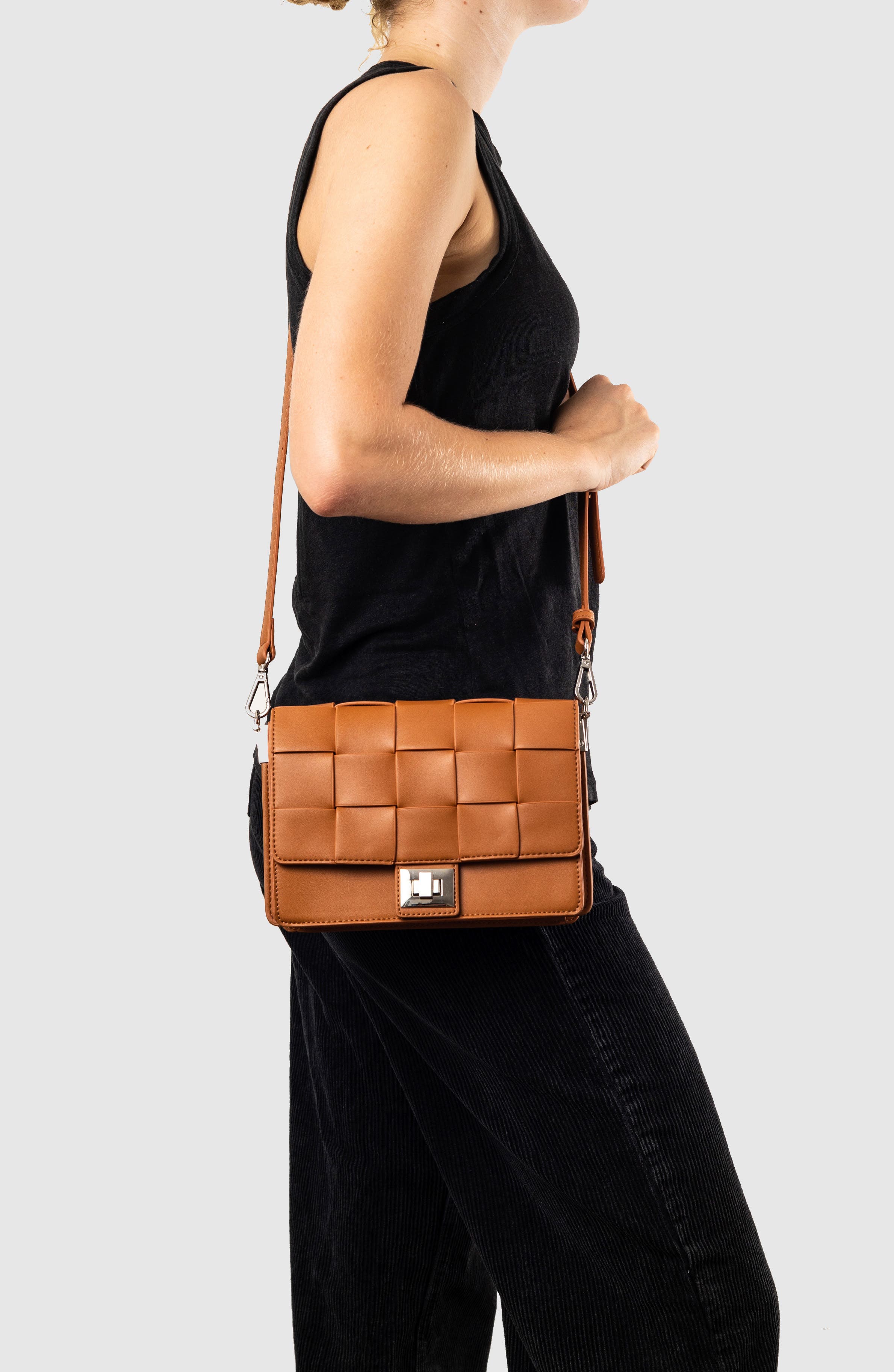 Urban Originals Loved Woven Crossbody Bag, Alternate, color, 