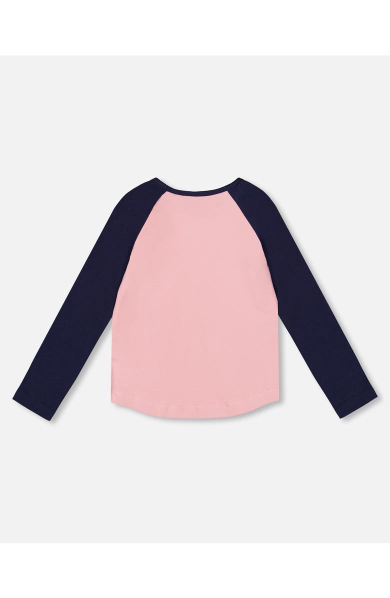 Deux par Deux Jersey Raglan Sleeve Tee, Alternate, color, Dusty Pink
