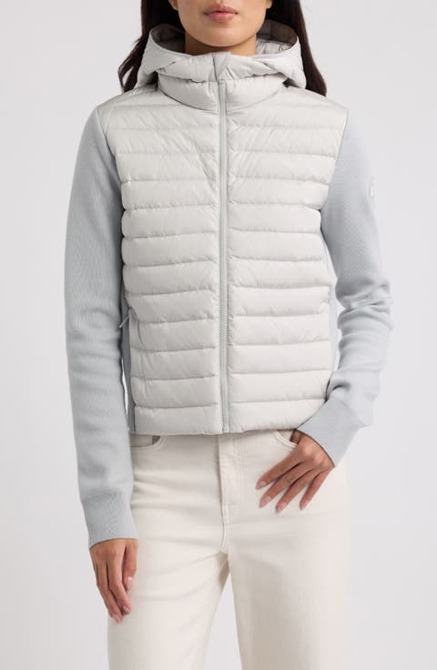 HyBridge Hayes Quilted & Knit Down Jacket