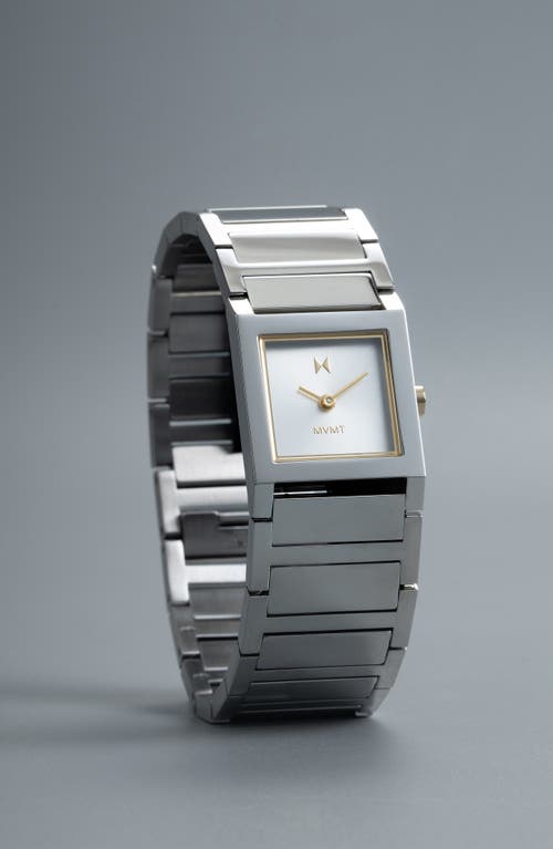 Mvmt Marquee Square Watch, 22mm In Silver
