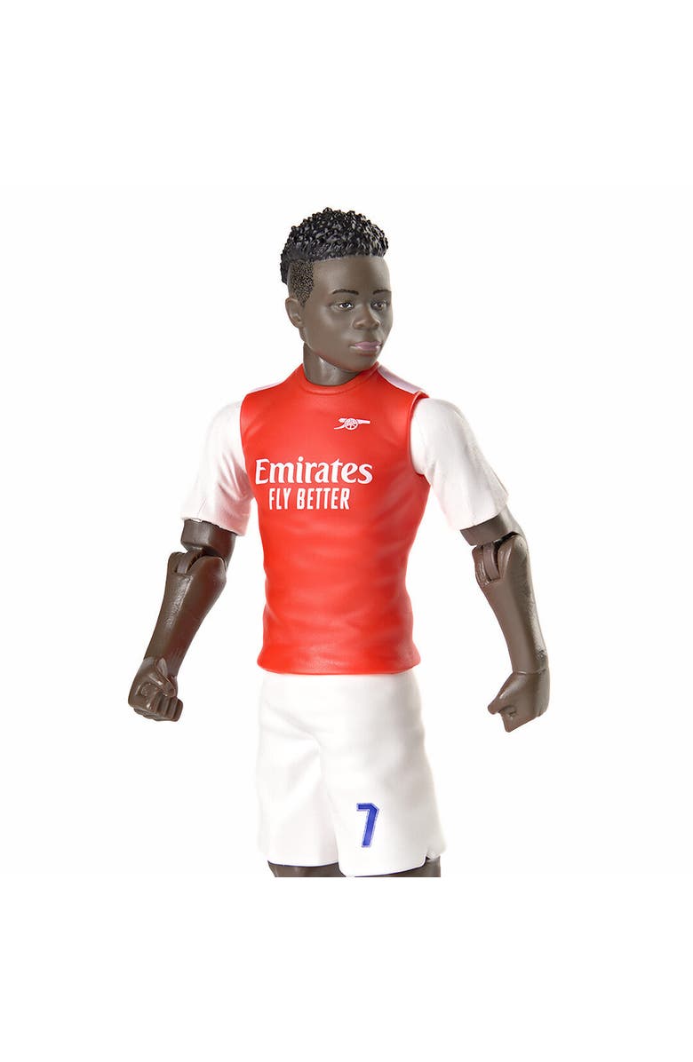 Banbo Toys SOCKERS Arsenal F.C. Bukayo Saka 8" Collectible Soccer Action Figure, Alternate, color, Red
