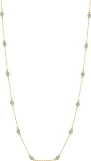 Estella Bartlett Amazonite Paperclip Link Necklace