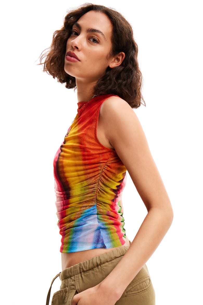 Tulle Wave Top, Alternate, color, MIX
