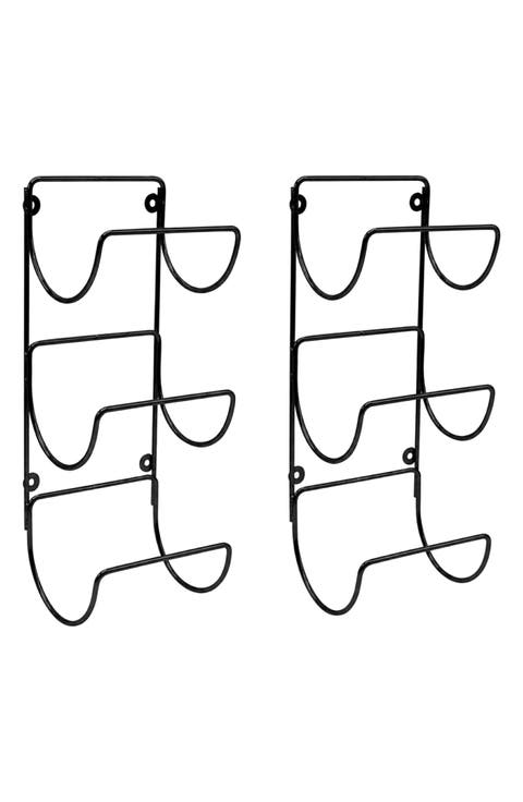 Set of 2 Wall Mount Towel Racks