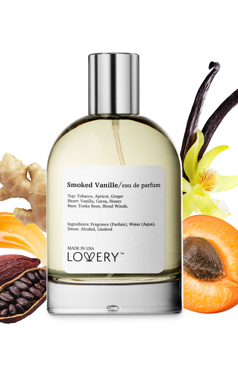Lovery Smoked Vanille Eau de Parfum Fragrance, Alternate, color, Ivory / Silver