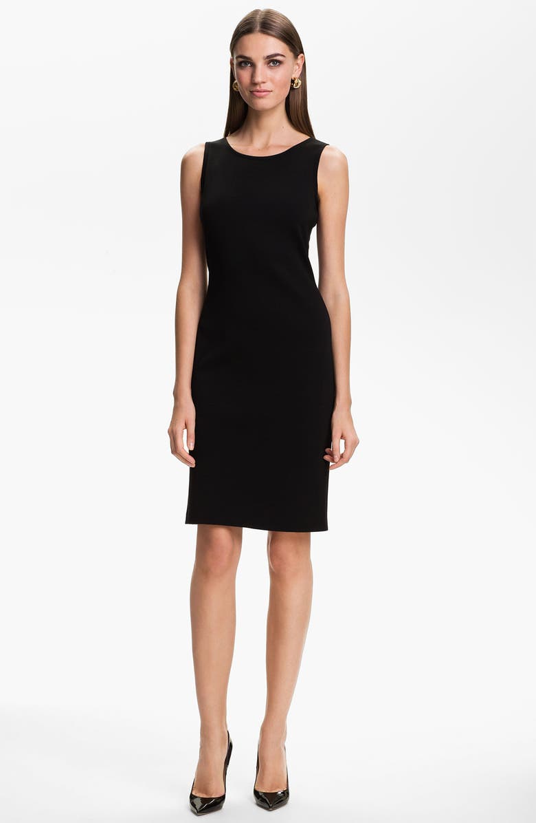 St. John Collection Milano Knit Sheath Dress, Main, color, 