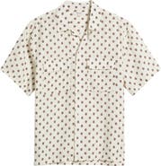 Madewell Short Sleeve Lyocell & Linen Button-Up Shirt