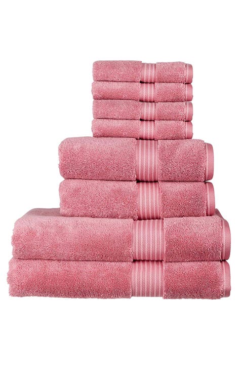 Supreme Hygro Luxury 100% Supima Cotton 8 Piece Towel Set