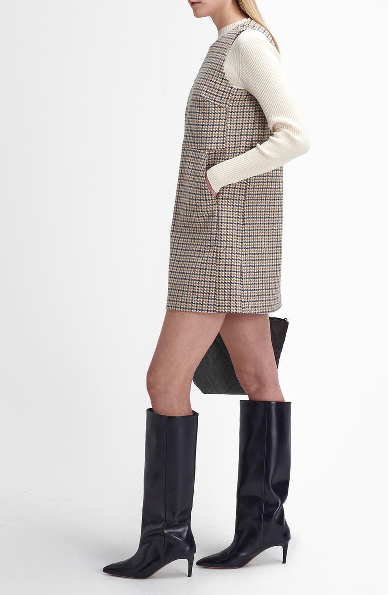 Barbour Deanna Sleeveless Shift Minidress, Alternate, color, Brown/ Multi