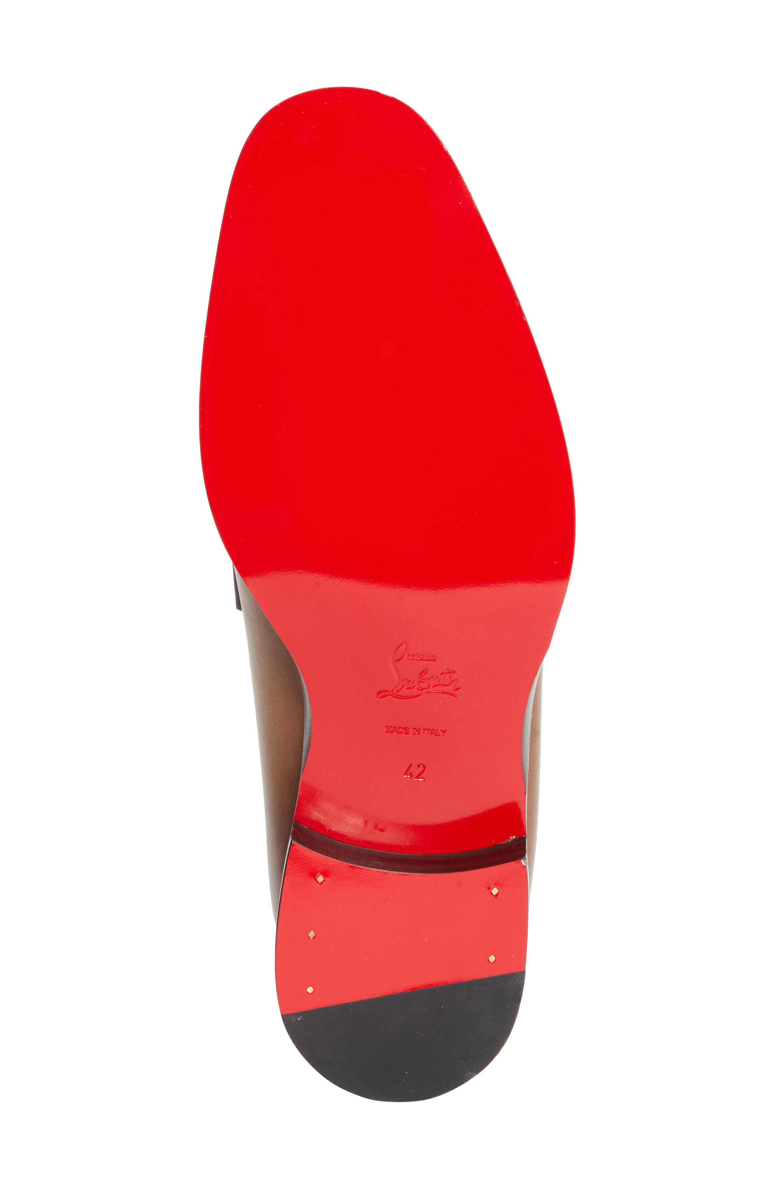 Christian Louboutin Chambelimoc Woven Loafer, Alternate, color, Bwi3-Havane