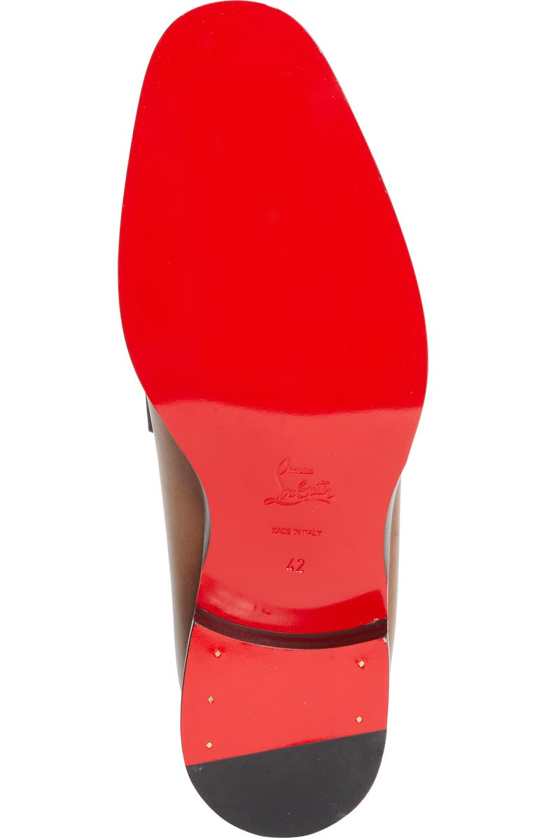 Christian Louboutin Chambelimoc Woven Loafer, Alternate, color, Bwi3-Havane