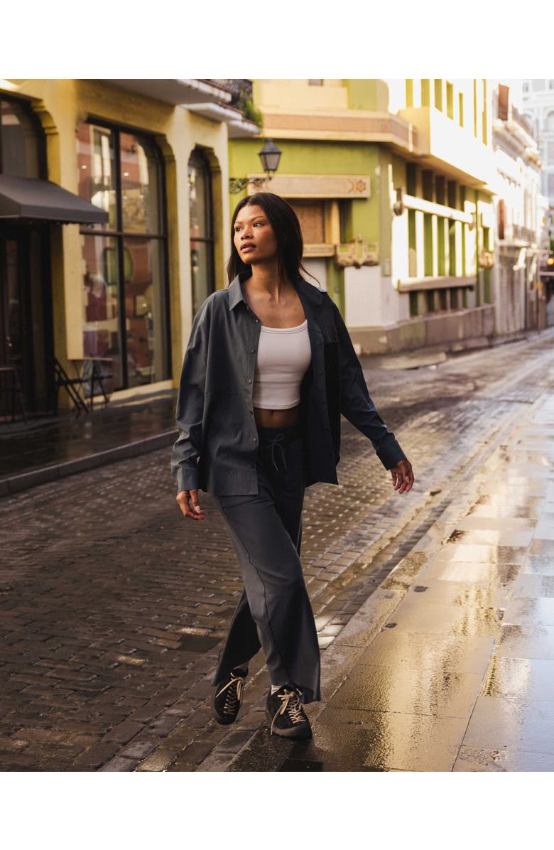 Nani Base Camp Button Up, Alternate, color, Dark Summit