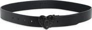 Kurt Geiger London Stone Heart Leather Belt