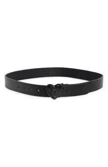 Stone Heart Leather Belt