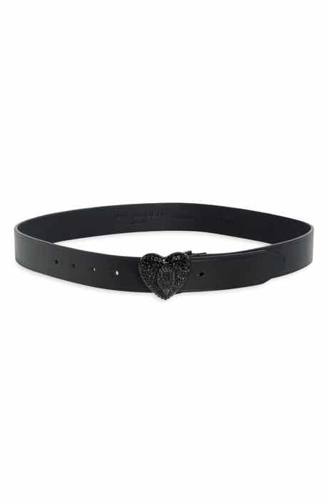 Stone Heart Leather Belt