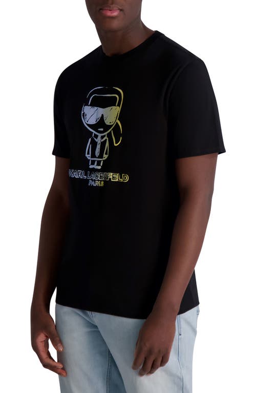 Karl Lagerfeld Paris Faded Karl Graphic T-shirt