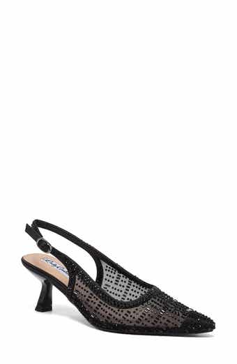 LADY COUTURE Linda Kitten Heel Slingback Pump