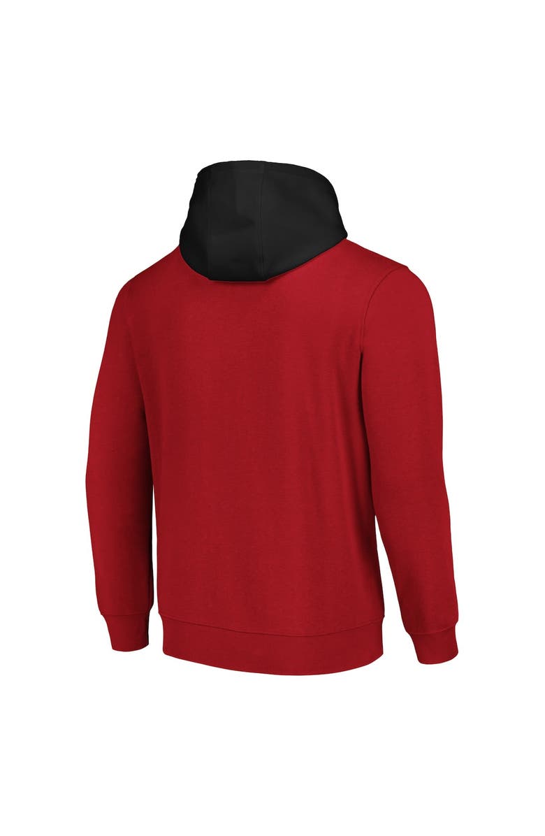 G-III SPORTS BY CARL BANKS Men's G-III Sports by Carl Banks Red Tampa Bay Buccaneers Colorblock Pullover Hoodie, Alternate, color,