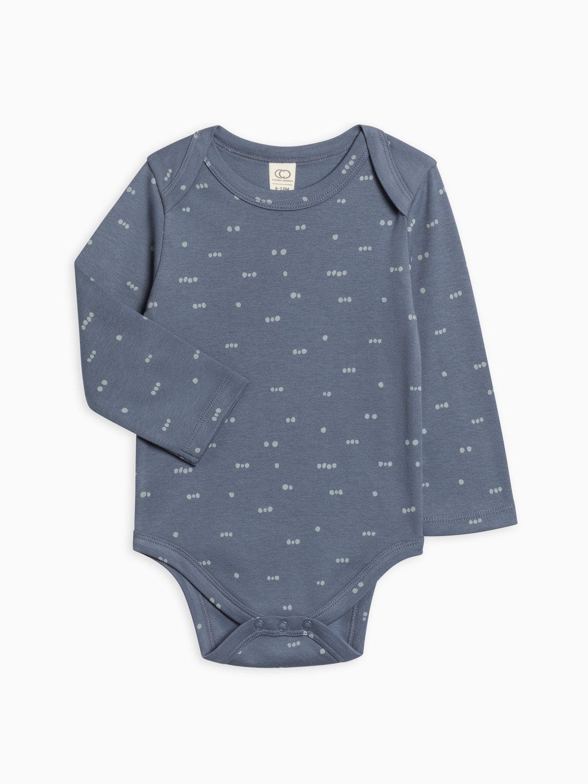 Colored Organics Kids'  Organic River Bodysuit In Blue