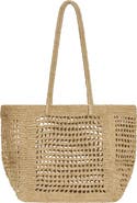 Vitamin A® Ora Raffia Tote