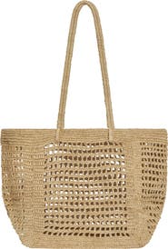 Vitamin A® Ora Raffia Tote