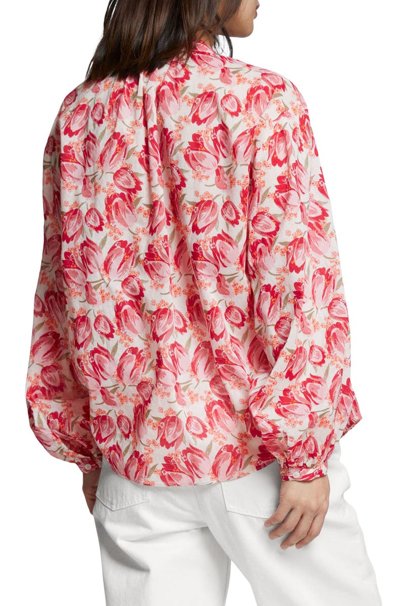 & Other Stories Tulip Print Cotton Top, Alternate, color,