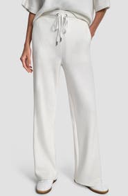 DKNY Mixed Media Knit Pants