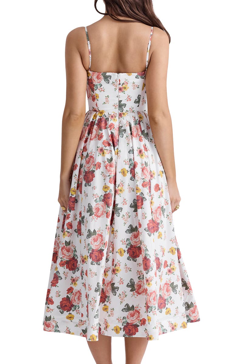 HOUSE OF CB Lolita Floral Sundress, Alternate, color, Rose Print