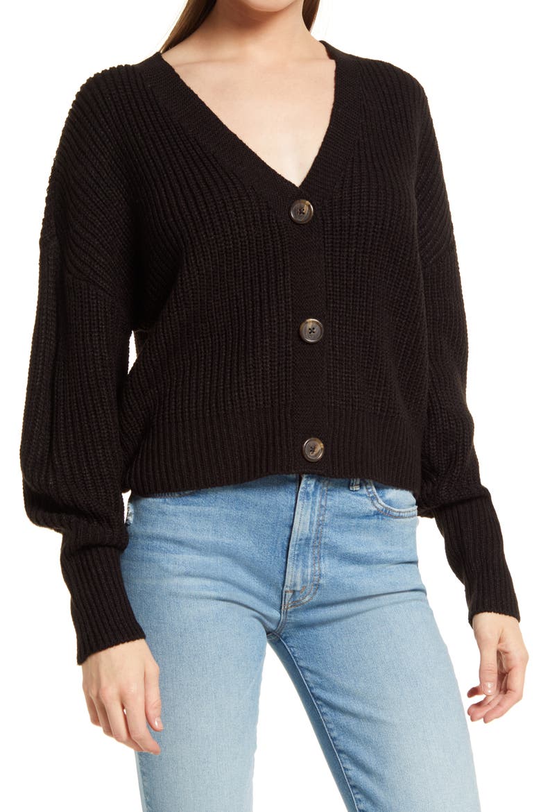 Lea Cardigan, Main, color, BLACK