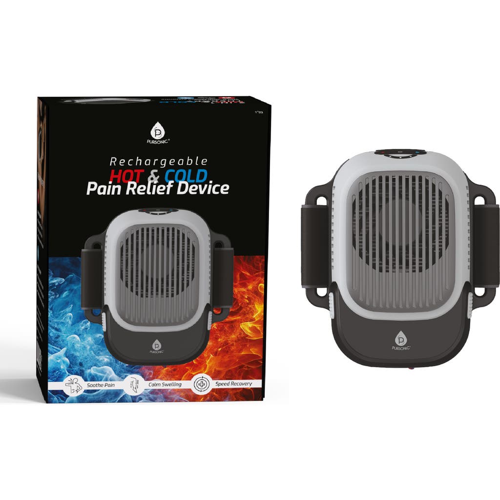 Pursonic 2-in-1 Hot & Cold Therapy Massager In Black