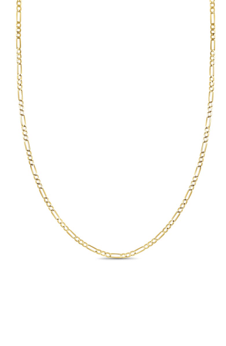 Bony Levy 14K Gold Figaro Chain Necklace, Main, color, 14Ky