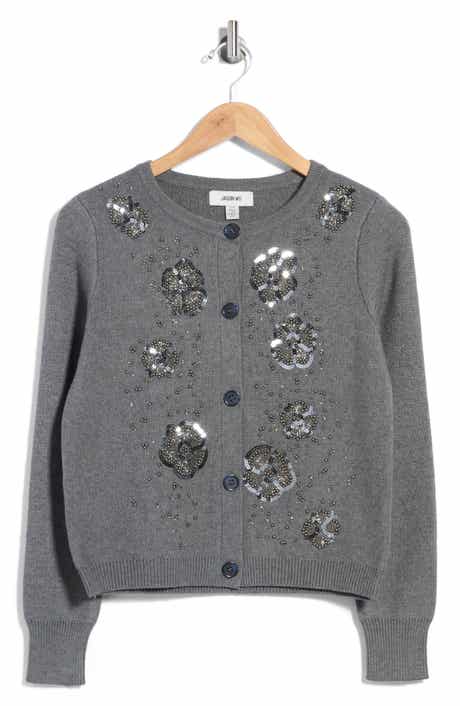 Floral Beaded Cardigan