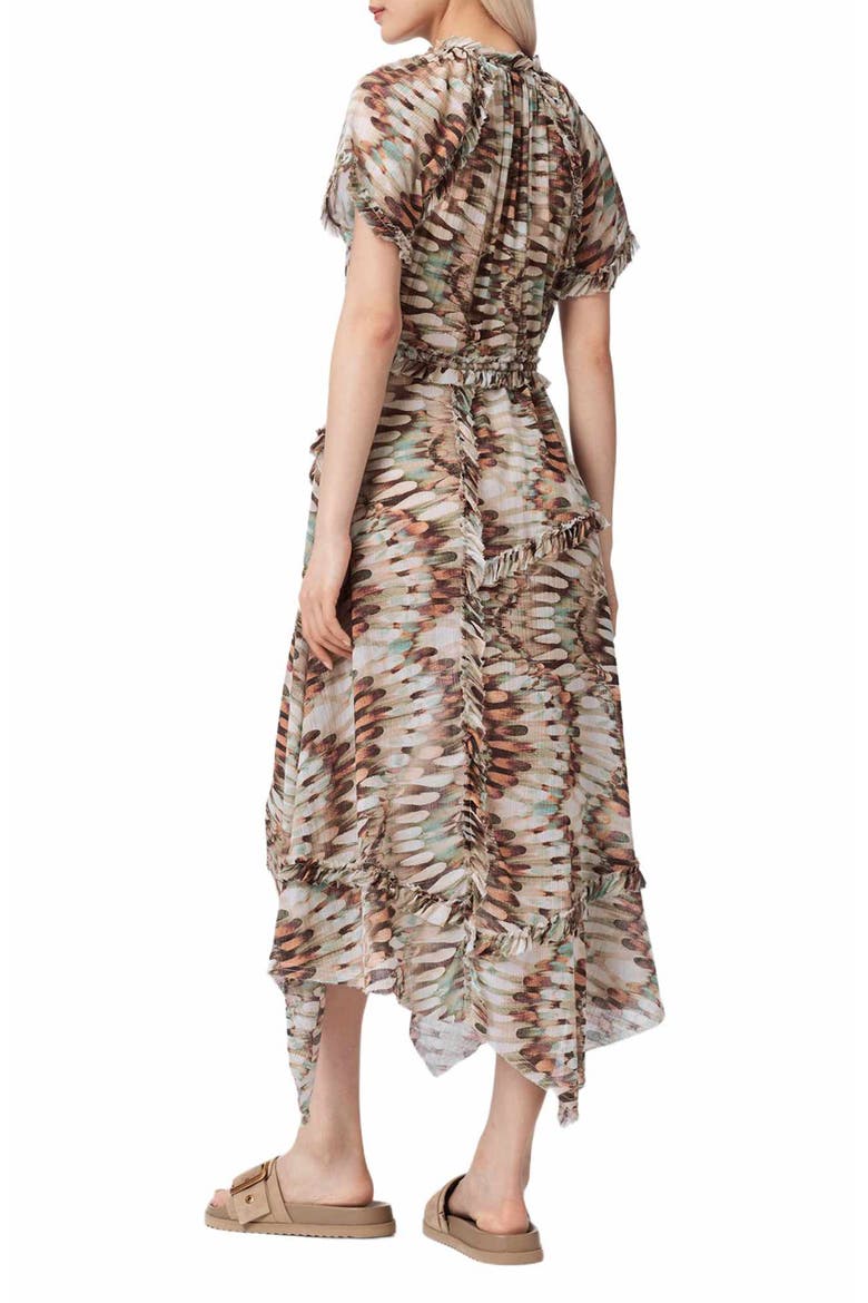 Lamaia Handkerchief Cotton Midi Dress, Alternate, color, OCEANO SOFT PINK