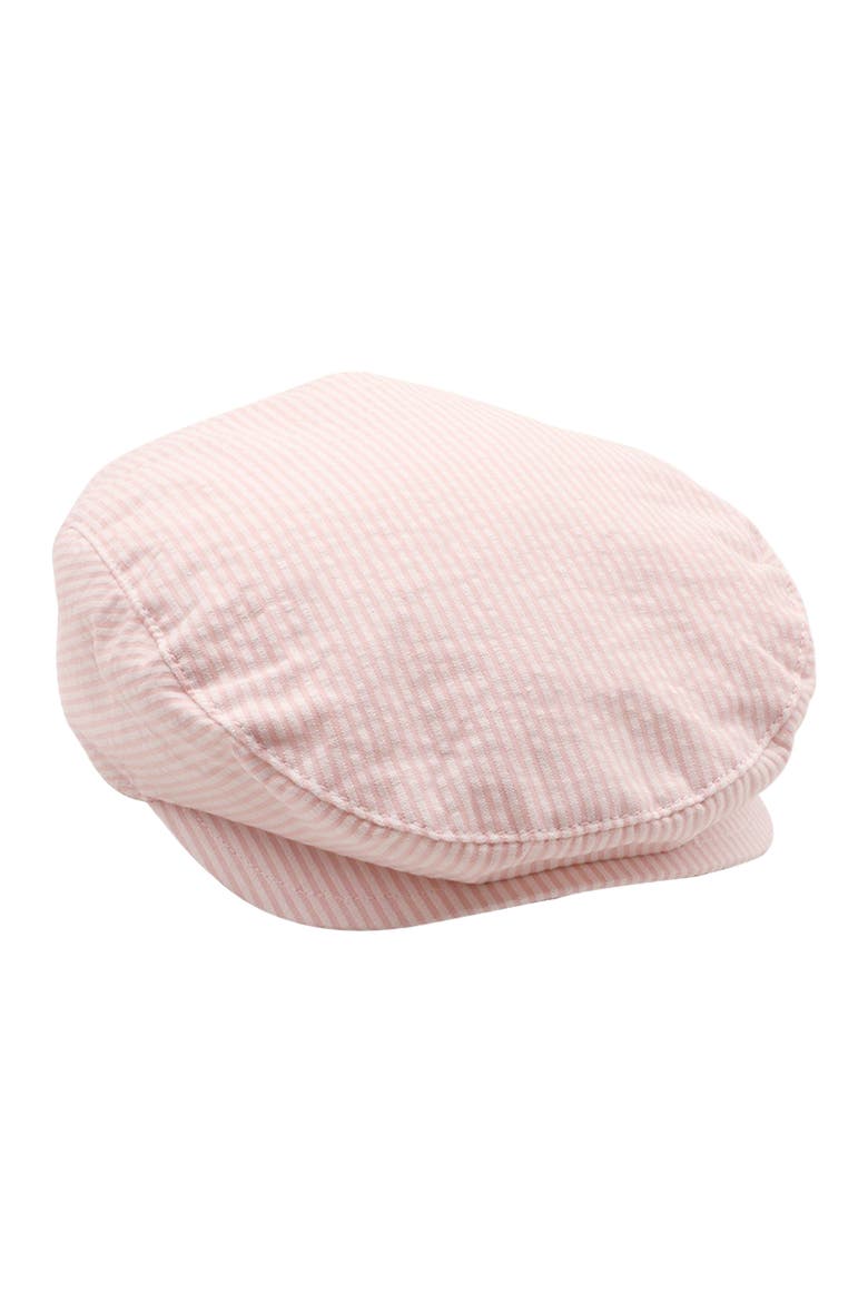 Boys' Driver Cap, Kids, Main, color, Light Pink Seersucker