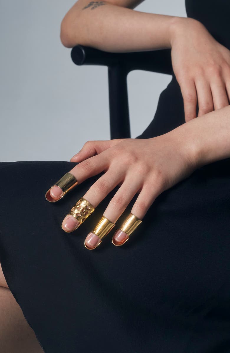 Sterling King Helmet Ring, Alternate, color, Gold