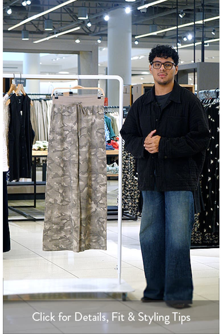 Dodie Wide Leg Camo Pants video