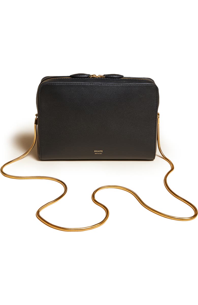 Khaite Anna Calfskin Leather Crossbody Bag, Main, color,