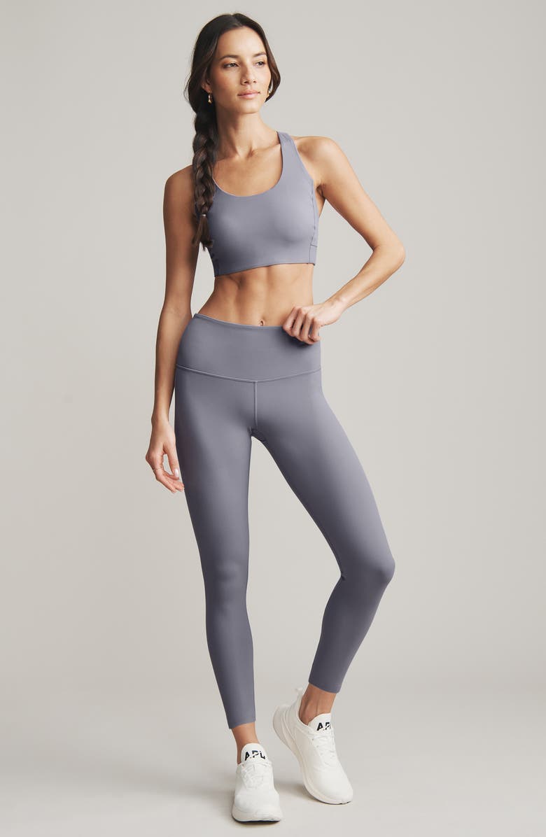 Rhone Revive Sports Bra, Alternate, color, Grey Silver