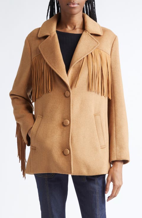 Keeley Fringe Trim Coat