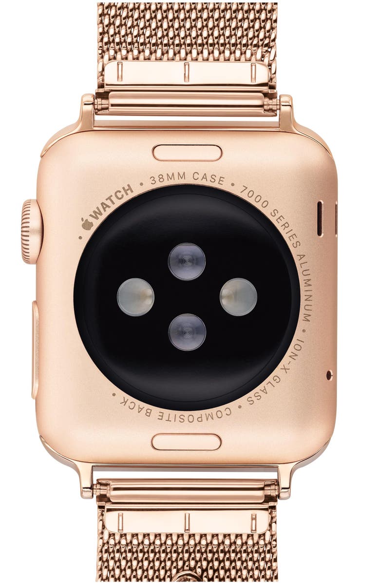 COACH Flower Mesh Apple Watch<sup>®</sup> Band, 38mm/40mm, Alternate, color,