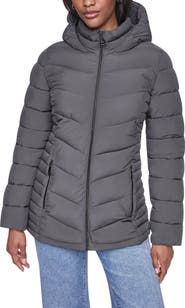 DKNY Packable Water Resistant Puffer Jacket