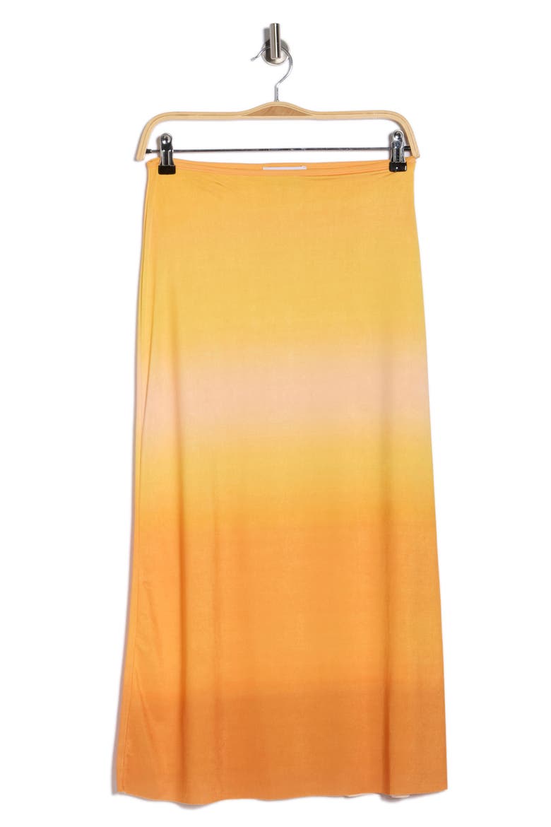 Ombré Tube Skirt, Alternate, color, YELLOW