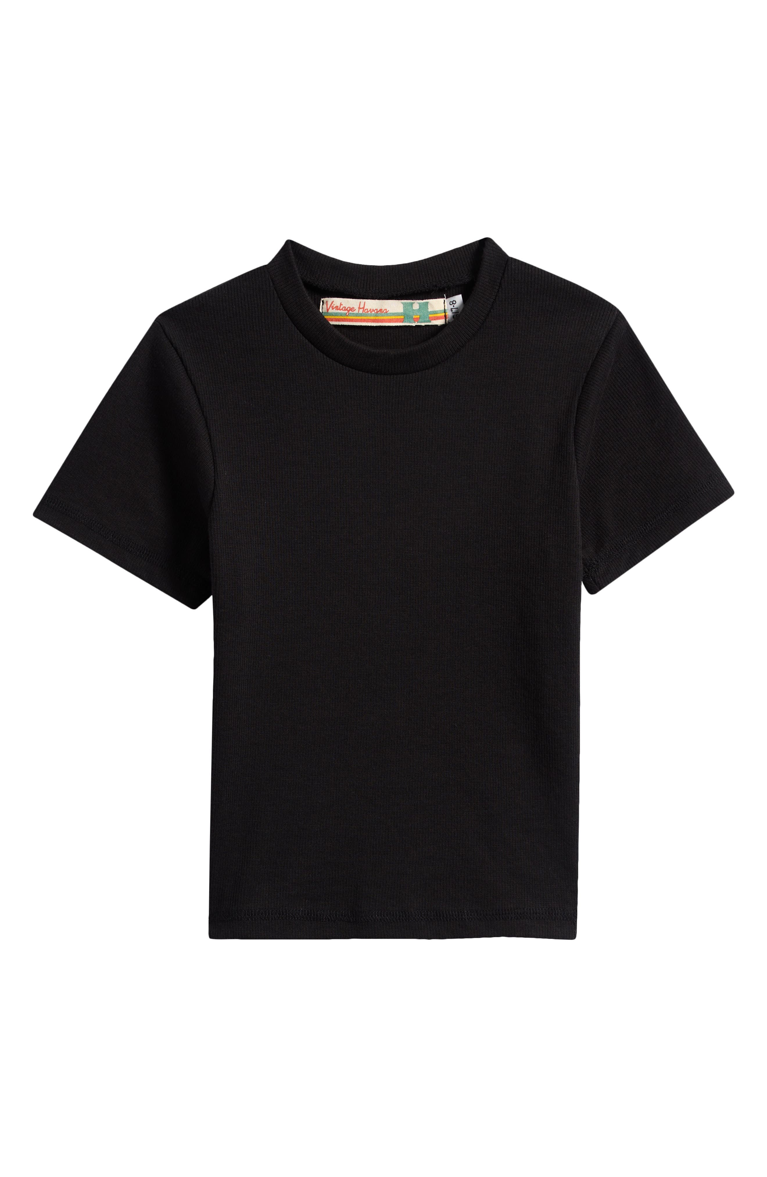 Vintage Havana Kids' Rib Knit T-Shirt